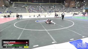 126 lbs Semifinal - Brailey Jackson, Union County vs Lacey Gilbert, Woodford County