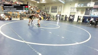 150 lbs Cons. Round 4 - Steven Gomez, Corona vs Damien Vasquez, Cerritos