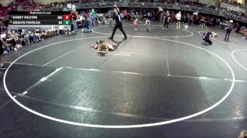 58 lbs Quarterfinal - Kasey Kilcoin, Nebraska Wrestling Academy vs Adalyn Pavelka, Niobrara/Verdigre