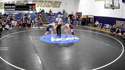 141-150 lbs Round 4 - Lj Wachter, Butler vs Mason Best, TOTAL CHAOS WRESTLING