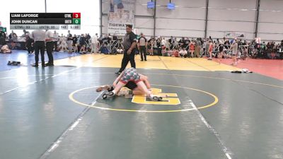 100 lbs Round 4 - 2:15pm Saturday - Liam Laforge, CTWHALE vs John Duncan, Untouchables