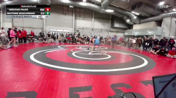 132 lbs 7th Place Match - Matthew Mascarenas, Cleveland vs Breckan Palko, Mead
