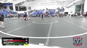 105 lbs 5th Place Match - Hunter Loyd, Missouri vs Aiden Rundell, Trailblazer