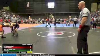 5A - 120 lbs Champ. Round 1 - Jayden Miller, Goddard vs Ethan Cook, Bonner Springs