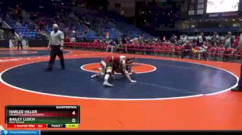 105 lbs Quarterfinal - Harlee Hiller, Wilmette (Loyola Academy) vs Bailey Lusch, East Peoria