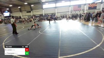 130 lbs Consi Of 16 #2 - Ben Layton, Desert Dogs WC vs Jesse Thompson, Relentless