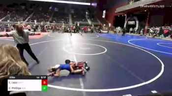 63 lbs Consi Of 4 - Elijah Leon, Rawtown Elite vs Colt Phillilps, Riverton USA WC