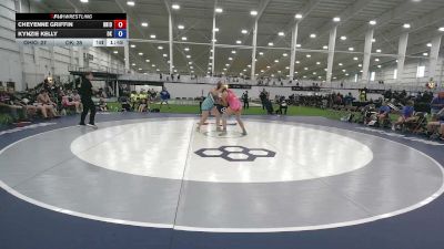 165 lbs Cheyenne Griffin, Ohio vs Kynzie Kelly, Oklahoma