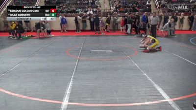 105_B lbs Consi Of 4 - Lincoln Golomboski, Mifflinburg vs Silas Corcetti, Franklin Regional