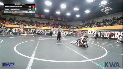 112 lbs Consi Of 8 #2 - Bentlee Hernandez, Clinton Youth Wrestling vs Dane Lashbrook, Timberwolves