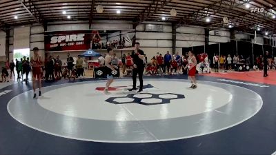 57 kg Champ. Round 2 - Ayden Smith, SKWC vs Trevor Hisey, Warrior Regional Training Center