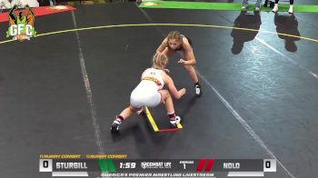 100 lbs 1st Place Match - Ryleigh Sturgill, Baylor vs Charlotte Nold, Beat The Streets Chicago-Avond