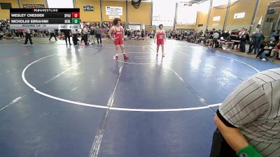 285 lbs Round Of 16 - Wesley Chesser, Spaulding-NH vs Nicholas Ebrahimi, Berlin