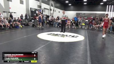 112 lbs Round 2 (8 Team) - Vander Raczkowski, Heat Lightning vs Tyler Paulson, LAW/Crass Wrestling(WI)