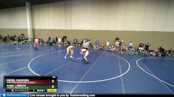 126 lbs Cons. Round 1 - Diesel Knudsen, Sanderson Wrestling Academy vs Koen Labrum, Carbon Wrestling Club