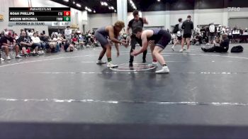 190 lbs Round 4 (6 Team) - Akeem Mitchell, Top Rank Hawks Wrestling vs Noah Phillips, Circle Training Center