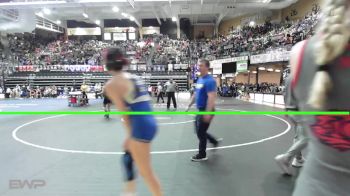105 lbs Champ. Round 1 - Jentri Porter, Leoti Wichita County HS vs Ciani Meloy, Cherryvale HS