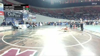 5A Boys 126 lbs Cons. Round 2 - Andy Ortega, North Eugene Boys vs Philip Alger, Crater Boys