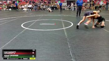 105 lbs Round 2 (4 Team) - Cam Barnett, Neighborhood vs Isaiah Washner, Lake WC