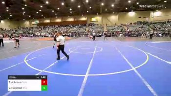 220 lbs Quarterfinal - Vaun Halstead, Salem Elite Mat Club vs Tarell Johnson, Team G