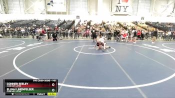 145 lbs Cons. Round 4 - Conner Seeley, Club Not Listed vs Elijah Linenfelser, Club Not Listed
