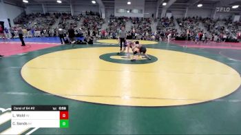 126 lbs Consi Of 64 #2 - Lucas Wold, NV vs Cade Sands, NY