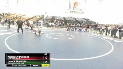 106 lbs Quarterfinal - Lance Franklin, WRCL Wrestling Club vs Anthony Perrino, Club Not Listed