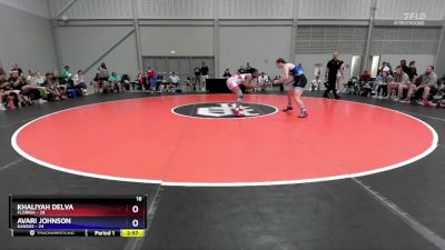 145 lbs Round 2 (8 Team) - KhaLiyah Delva, Florida vs Avari Johnson, Kansas