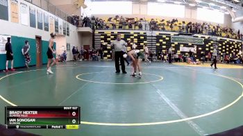 120 lbs Cons. Semi - Ian Sonogan, GLENOAK vs Brady Hexter, OLMSTED FALLS