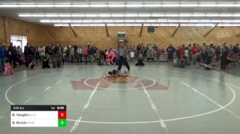 Quarterfinal - Braxcen Vaughn, Bloomsburg vs Brent Bundy, Edmeston