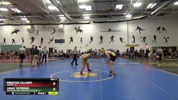 197 lbs Round 3 (12 Team) - Vinny Patierno, Southwestern Michigan College vs Preston Calvert, Adrian