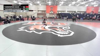 125 lbs Semifinal - Alexander Schaeublin, Trinity (CT) vs Christopher Colon, Williams College