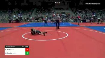 73 lbs Quarterfinal - Kyler Frits, Warrior Wrestling Club vs Antonio Guebara, Maize Kids Wrestling Club