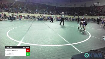 55 lbs Consi Of 4 - Gage McElfresh, Noble Takedown Club vs Tucker Smith, Spiro Bulldog Wrestling