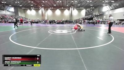 165 lbs Cons. Round 5 - Sammy Mormino, Park Hill vs Noah Gonzalez, St. Pius X (Kansas City)