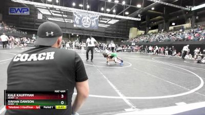 76 lbs Round 1 - Xavian Dawson, Derby vs Kale Kauffman, Derby