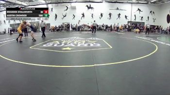 157 lbs 3rd Place Match - Braeden Stallworth, Baldwin Wallace vs Austin Crowder, Trine