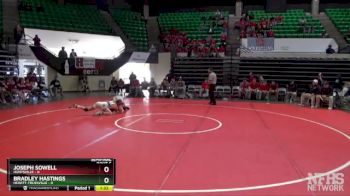 128 lbs Semifinals (8 Team) - Bradley Hastings, Hewitt-Trussville vs Joseph Sowell, Huntsville