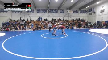 130 lbs Cons. Round 2 - Santiago Bravo, North Salinas vs Nathan Grossklaus, Milpitas