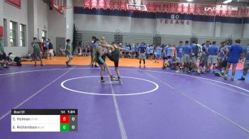 90 lbs Rr Rnd 6 - Cash Holman, Choctaw, OK vs Evan Richardson, Blue Valley SW