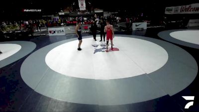 All Cadet Boys Freestyle Upper - 165 lbs Cons. Round 3 - Riley Skolmowski, Poway Wrestling vs Logan Lopez
