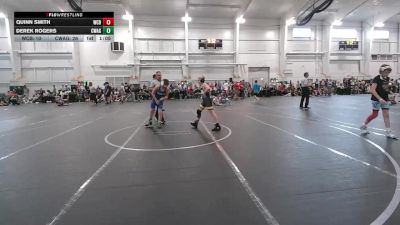 100 lbs Round 2 (8 Team) - Quinn Smith, Wrecking Crew Black vs Derek Rogers, Contenders WA Green