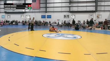 126 lbs Allday - Naylor Higgins, TRIANGLE WRESTLING CLUB vs Carson Miller, GREAT NECK WRESTLING CLUB
