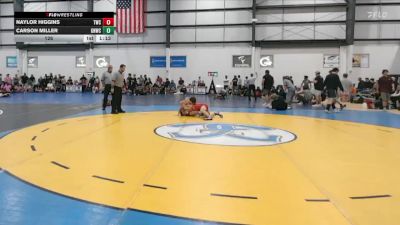126 lbs Allday - Naylor Higgins, TRIANGLE WRESTLING CLUB vs Carson Miller, GREAT NECK WRESTLING CLUB