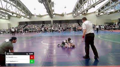 56-T2 lbs Semifinal - Bryson Smith, Greater Norristown K-8 vs Bryson Freeborn, Berks Catholic