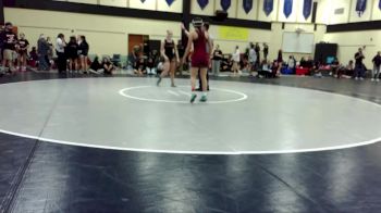 120lbs Champ. Round 3 - Anna Guenther, Napavine (Girls) vs Maggi Quigg, Hoquiam (Girls)