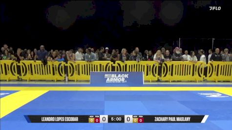 Zachary Paul Maslany vs Leandro Lopes Escobar 2025 Pan IBJJF Jiu-Jitsu No-Gi Championship
