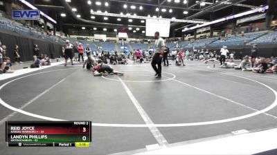 160 lbs Round 2 (6 Team) - Reid Joyce, Kansas Warriors 1 vs Landyn Phillips, Untouchables