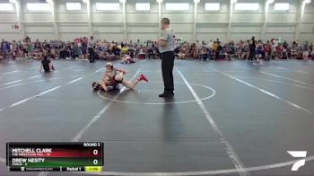 100 lbs Round 2 (6 Team) - Mitchell Clark, The Wrestling Mill vs Drew Nesity, Forge