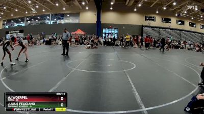 100 lbs Round 3 (4 Team) - Aj Woerpel, POWA vs Julius Feliciano, Top Dawg Academy